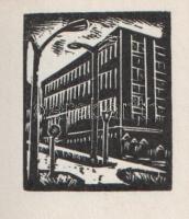 Pápa. Andruskó Károly fametszetei. (Dedikált miniatűr könyv.)
Budapest, (1975). Szépirodalmi Könyvk...