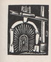 Pápa. Andruskó Károly fametszetei. (Dedikált miniatűr könyv.)
Budapest, (1975). Szépirodalmi Könyvk...