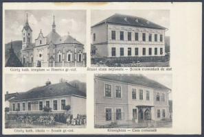 Telcs with Greek Catholic school and church