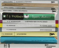 Vegyes könyvtétel, 11 kötet: 
P. G. Wodehouse 5 kötete: Igenis, Jeeves!, A nénikém nem talpig úrinő...