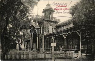 1907 Debrecen, Nagyerdei pavilon. Pongrácz Géza kiadása