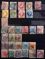 Ausztria kis FDC gyűjtemény a 70-es évekből, hozzá közepes berakóban kevés osztrák, spanyol, holland bélyeg