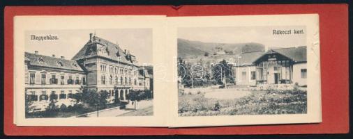 1915 Dicsőszentmárton (Diciosânmartin / Târnăveni), Erdély, kisméretű leporelló 12 fekete-fehér képp...