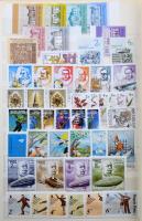 Kis postatiszta gyűjtemény a 80-as évek második feléből közepes 10 lapos berakó néhány oldalán + Turul albumfedél régi lapokkal, kevés 1945 előtti bélyeggel