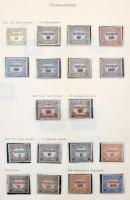 Kis postatiszta gyűjtemény a 80-as évek második feléből közepes 10 lapos berakó néhány oldalán + Tur...