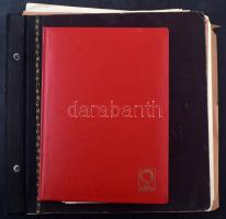 Kis postatiszta gyűjtemény a 80-as évek második feléből közepes 10 lapos berakó néhány oldalán + Tur...