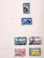 Jó állapotú Schaubek Europa album 1944 körüli kiadás benne gyűjtemény maradvány, kevés bélyeg