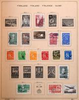 Jó állapotú Schaubek Europa album 1944 körüli kiadás benne gyűjtemény maradvány, kevés bélyeg