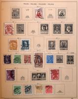 Jó állapotú Schaubek Europa album 1944 körüli kiadás benne gyűjtemény maradvány, kevés bélyeg