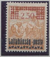 Nyugat-Magyarország (III.) 1921 Arató 2,50K/2f sötétvörös felülnyomat, Bodor vizsgálójellel