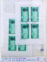 Modern magyar tétel, benne sorok, összefüggések, portók, többletpéldányok, 4 db közepes berakóban (a...