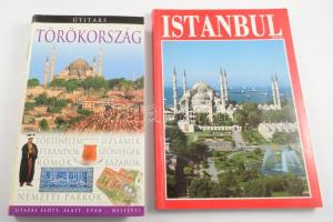 Törökország útikönyv tétel, 7 db: Közte Útitárs (2003), Isztambul (Nat. Geo., 2009.), Yücel Akat: Is...