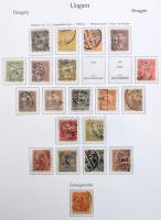 Magyar gyűjtemény a Krajcárosoktól, sok teljes sorral, KABE falcmentes albumban + régebbi albumlapok...