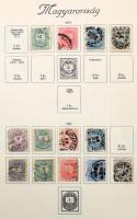 Magyar gyűjtemény a Krajcárosoktól, sok teljes sorral, KABE falcmentes albumban + régebbi albumlapok...
