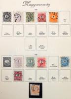 Magyar gyűjtemény a Krajcárosoktól, sok teljes sorral, KABE falcmentes albumban + régebbi albumlapok...