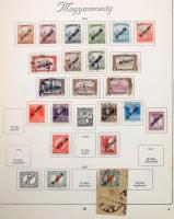 Magyar gyűjtemény a Krajcárosoktól, sok teljes sorral, KABE falcmentes albumban + régebbi albumlapok...