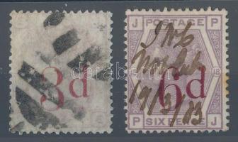 Nagy-Britannia 1883 Mi 70-71 szép darab! (Mi EUR 180.-)