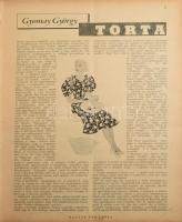 1939 A Magyar Nők Lapja vegyes számai könyvbe kötve, kopottas állapotban