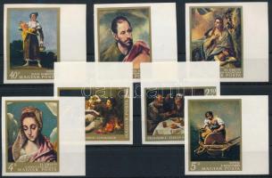 1968 Festmények IV. vágott ívszéli sor