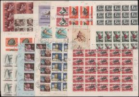 Hajtott ívek, ívdarabok az 1950-es évekből (kb 25 db)