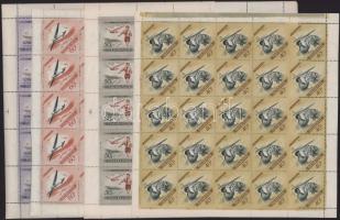 1954 Repülőnap hajtatlan teljes ívsor szép minőségben (70.000)