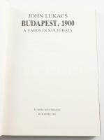 John Lukacs: Budapest, 1900. A város és kultúrája. Ford.: Mészáros Klára. Bp., 1991, Európa. Kiadói aranyozott egészvászon-kötés.
