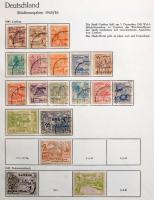 Németország és egyéb európai országok Turul album + további főleg német bélyegek egyéb albumlapokon ...