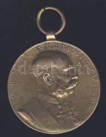 1898. Jubileumi Emlékérem a Fegyveres Erő Számára "Signum memoriae" Br érem T:2 pici ph