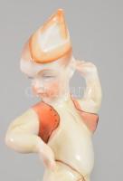 Herendi Kakas Marci, Kézzel festett. jelzett, hibátlan. 12 cm