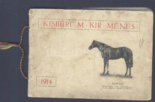 1914 A Kisbéri királyi ménes 1914 34 oldalas árverési katalógusa az elárverezendő lovak képével, nyert versenyekkel és egyéb adatokkal. Igazi érdekesség