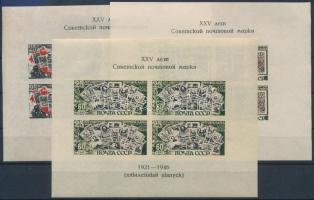 Szovjetunió 1946 Mi blokk 6-7 így is gyűjteményi darabok (**Mi EUR 330.-)