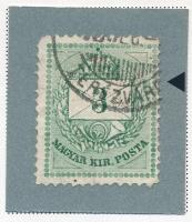 1874 3kr durva gyöngyjavítással (ex Orbán, Sebestyén aranyérmes kiállítási anyagból)