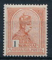 1913 Turul 1K fekvő vízjellel, luxus minőségben (22.000)
