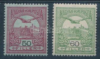 1913 Turul 50f, 60f fekvő vízjellel, luxus minőségben (23.200)