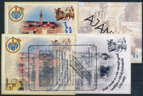 2002 Dobó István és az egri várvédelem 450. évfordulójára kiadott 4 darabos emlékív garnitúra, csak 40 darab létezik