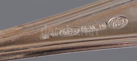 Ezüst (Ag) kanál, jelzett, 2016 utáni fémjel, 800 ezrelékes ezüst, 12,5g