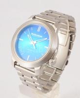 Evolvens Budapest automata férfi karóra, hátoldalán szkeleton, fém tok és fém szíj, működik, d: 44 mm