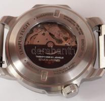 Evolvens Budapest automata férfi karóra, hátoldalán szkeleton, fém tok és fém szíj, működik, d: 44 m...