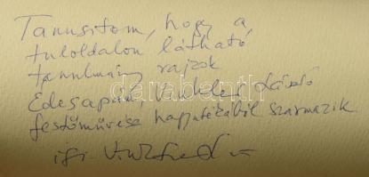 Vinkler László (1912-1980): Tanulmányrajz hindu istenséggel. Kréta, papír, jelzés nélkül, hátoldalán...