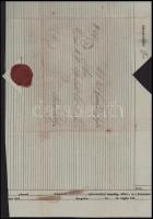 1849 A szegedi k. k. Stadt Kommando küldeménye a hódmezővásárhelyi K. k. Spitalskommando részére. Cs...