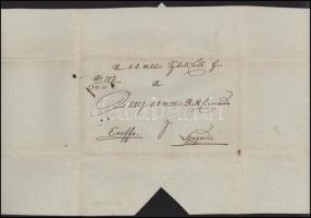 1849 A szegedi k. k. Stadt Kommando küldeménye a hódmezővásárhelyi K. k. Spitalskommando részére. Cs...