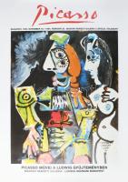 1993-1994 Picasso művei a Ludwig gyűjteményben, kiállítási plakát, papír, feltekerve, 84x59,5 cm