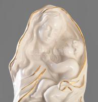 Régi porcelán fali kegytárgy, jelzés nélkül, m: 35 cm