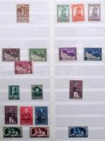 Belgium gyűjtemény kezdemény az 1920-as évektől sorokkal, blokkokkal,jobbakkal20 lapos nagy Abria berakóban