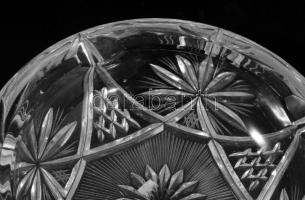 2 db kristály hamutál, hibátlan d: 16 cm