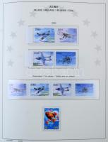 Schaubek falcmentes luxus album az Euro bevezetése 1999-2000, 11 európai országból. Szép postatiszta...