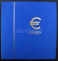 Schaubek falcmentes luxus album az Euro bevezetése 1999-2000, 11 európai országból. Szép postatiszta...