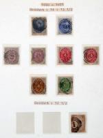 Dánia 1851/1900 szép klasszikus gyűjtemény, benne jó értékek is, kis hibákkal Mi 2, 10, 21, stb. Érd...