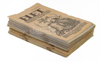 1924-1930 Élet Szépirodalmi Képes Folyóirat cca 45 darab száma