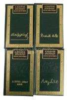 A magyar költészet kincsestára sorozat 16 kötete. Aranyozott egészműbőr sorozatkötésben, jó állapotb...